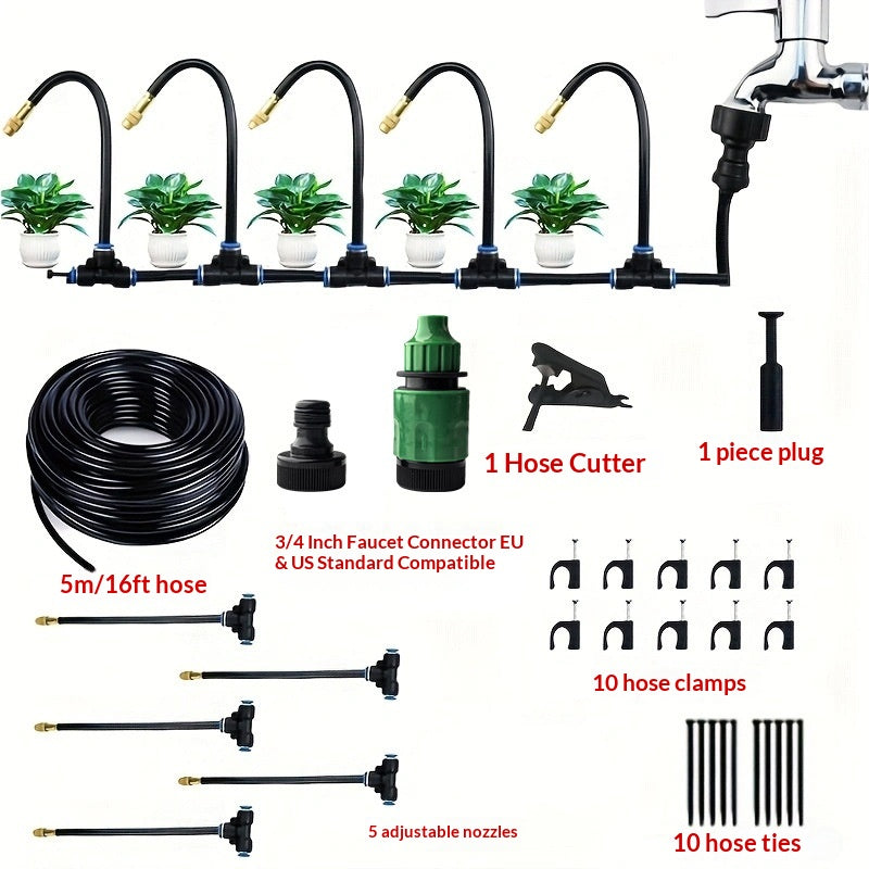 Automatic Drip Irrigation System - DIY Garden Watering Kit