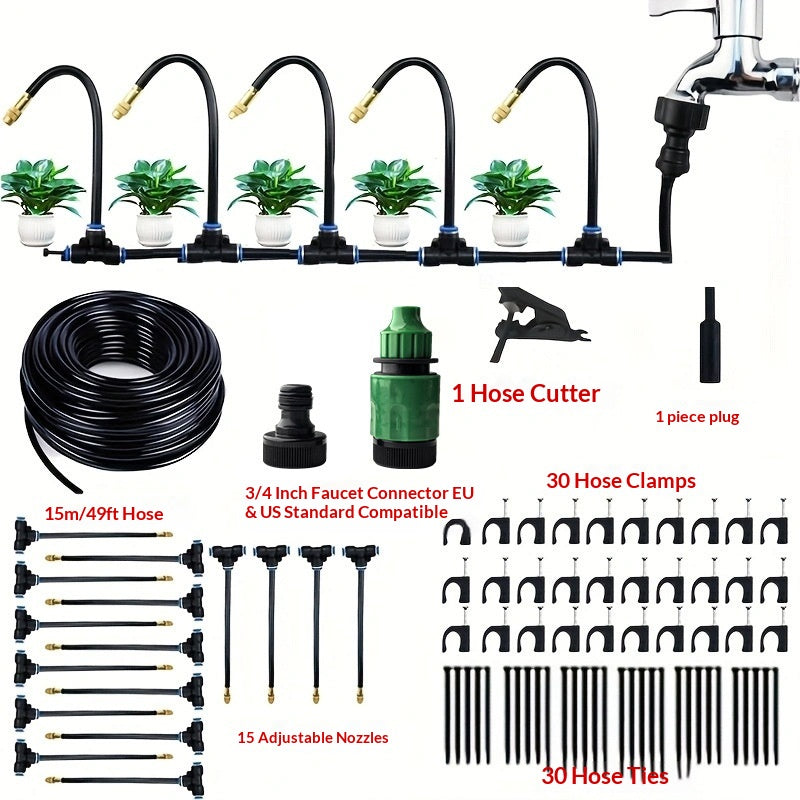 Automatic Drip Irrigation System - DIY Garden Watering Kit