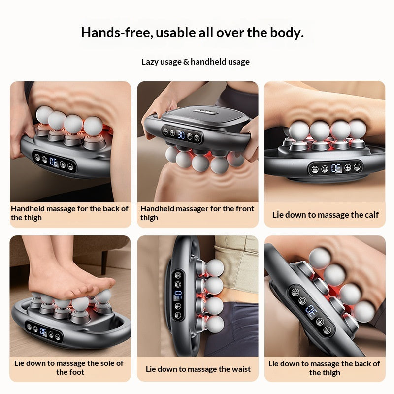 Professional Multi-Head Percussion Massager for Deep Tissue Relief