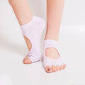 Toe-Split Grip Socks for Yoga, Pilates & Barre Workouts