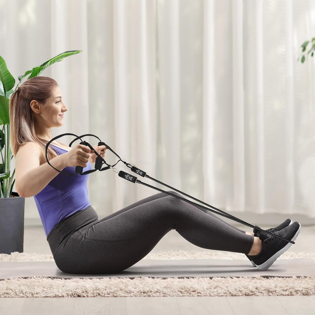 Pilates Bar Kit with Resistance Bands - Home Studio System