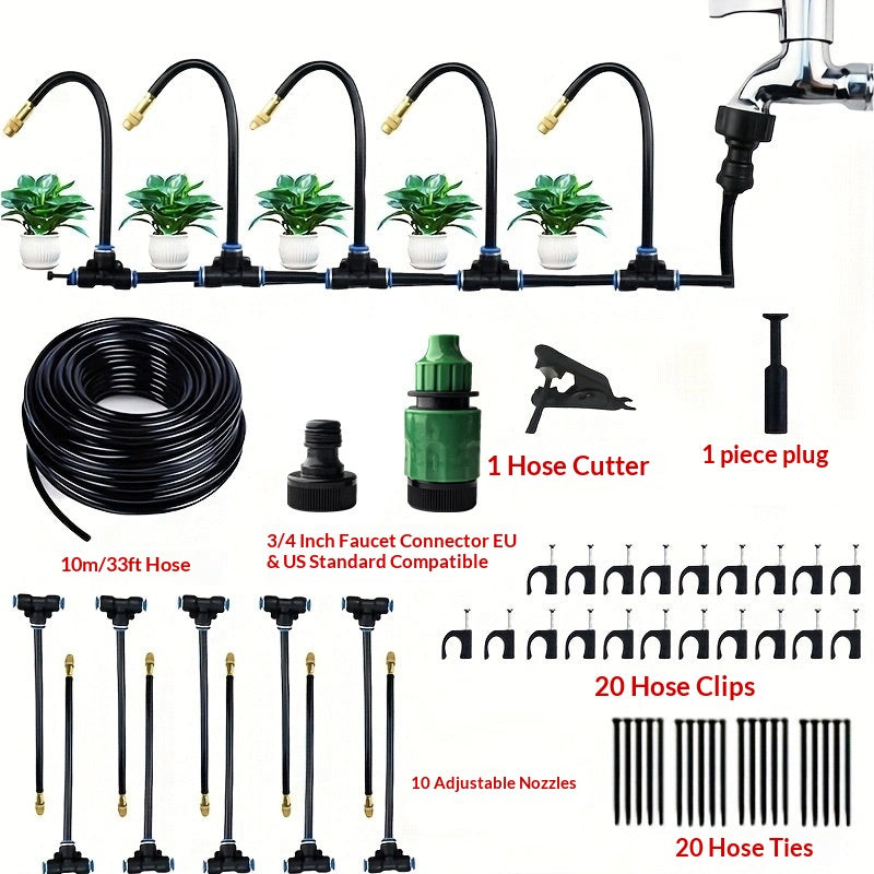 Automatic Drip Irrigation System - DIY Garden Watering Kit