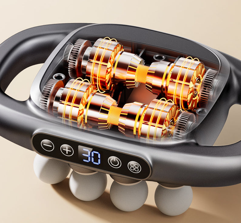 Professional Multi-Head Percussion Massager for Deep Tissue Relief