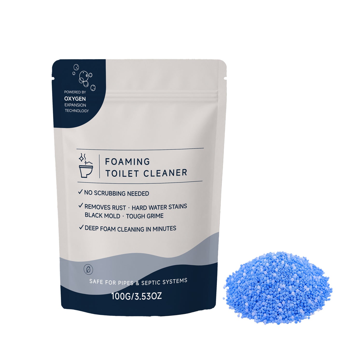 Self-Cleaning Toilet Bowl Tablets - Fresh Scent & Scale Remover