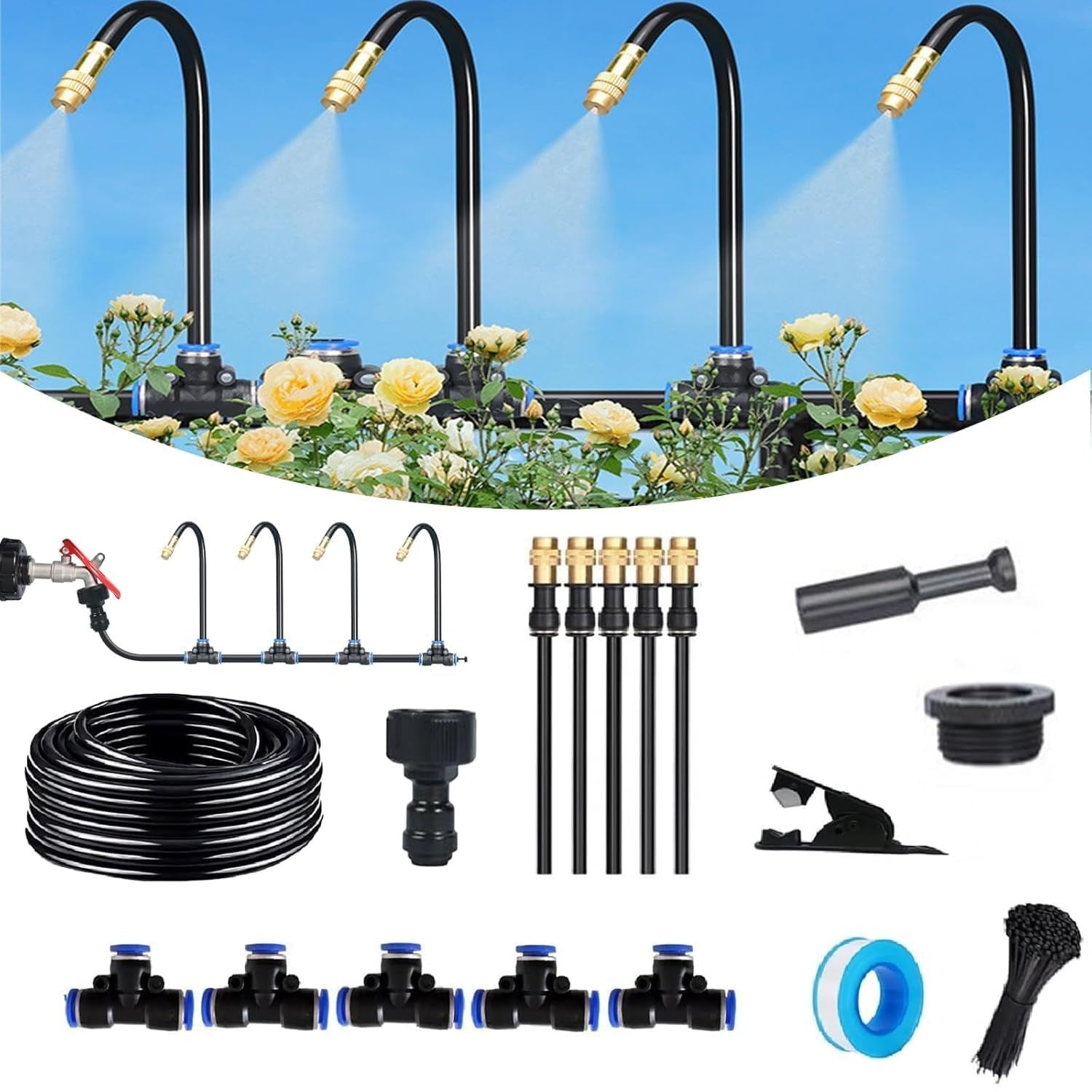 Automatic Drip Irrigation System - DIY Garden Watering Kit