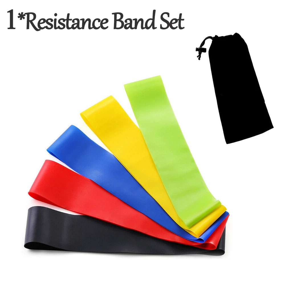 Premium Resistance Bands Set - 5 Levels for Total Body Training