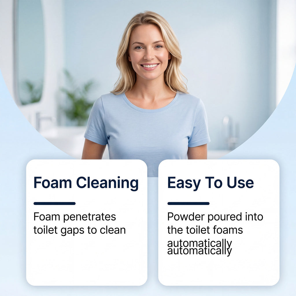 Self-Cleaning Toilet Bowl Tablets - Fresh Scent & Scale Remover