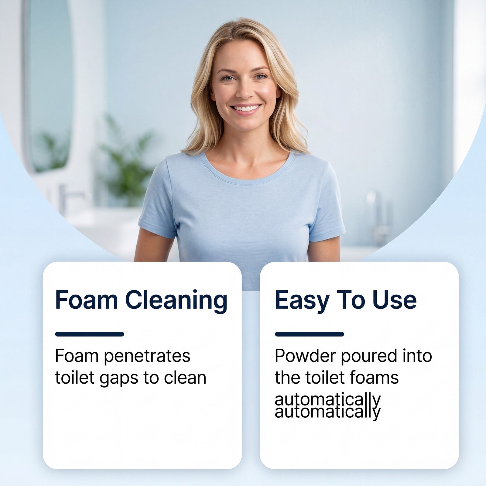 Self-Cleaning Toilet Bowl Tablets - Fresh Scent & Scale Remover